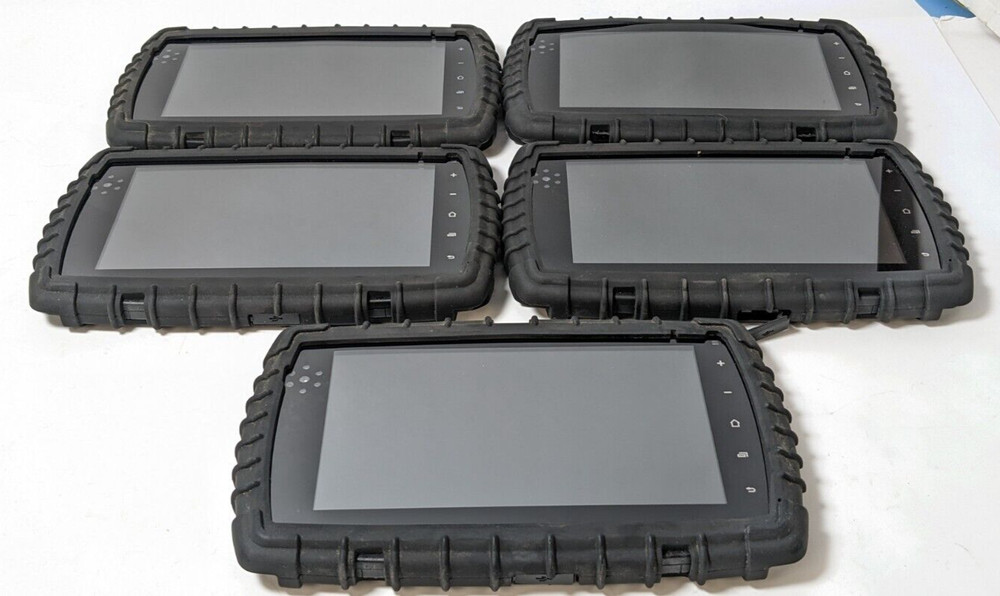 LOT OF 5 COMMERCIAL ANDROID TABLET MDT7P-01 FLEET VEHICLE TRACKING PARTS ONLY