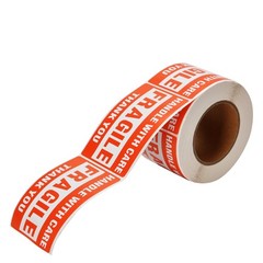 10 Rolls 3×5 500/Roll FRAGILE Stickers Handle With Care Thank You Shipping Label