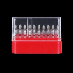 Dental Fine Grit Diamond Burs 379-023F Egg Football Shape for Cutting 10Pcs/PK
