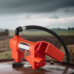 Uimoso 110V Electric Fuel Transfer Pump, 15 GPM Flow Rate with Fuel Nozzle
