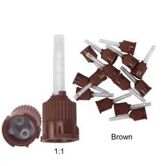 100 Blue/Orange High Performance Dental Long Mixing Tips, 10:1 | La Miere