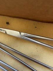 Aesculap L ( LOT OF 5 ) 180mm Needle Holder FINE GRIP 7″ FOR SURGICAL