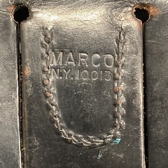 Vintage Marco N.y 10013 Leather Handcuff Case