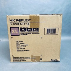 Ansell Microflex Nitrile Gloves XL Supreno EC Powder Free 10 Boxes of 50 Each