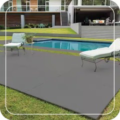 1 Gal. Gray Granite Grip Decorative Flat Interior/Exterior Concrete Floor Coatin