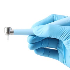 AZDENT Dental Inner Water Spray Contra Angle Low Speed Handpiece Push Button
