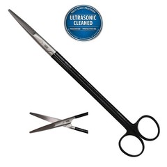 Snowden-Pencer Supercut Metzenbaum Scissors, Curved, B/B, Diamond Edges, TC, 9in