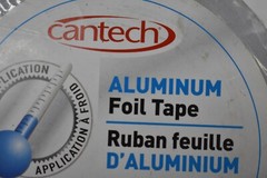 Cantech Aluminum Foil Tape Roll 72mm x 45m 90-21CA Cold Application Adhesive