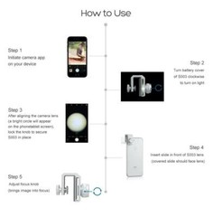 Supereyes Smartphone Compound Microscope Camera Adapter for iPhone and Android