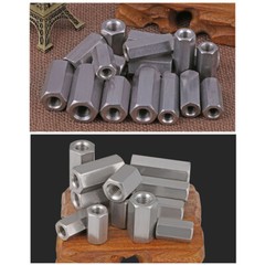 Full Thread Hex Coupling Nuts Sleeve for M5 to M24 Thread Rod Stud A2 Stainless