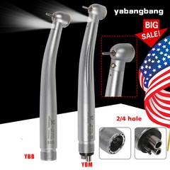 Dental Fiber Optic LED E-generator High Speed Handpiece Turbine 2/4 Hole YBM/YBB