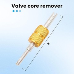 BPV31 Bullet Piercing Retrofit Convert Adapter Kit with Valve Cores Remover Tool