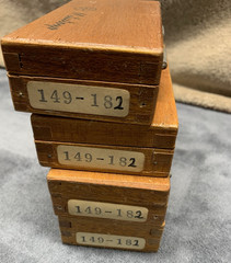 Lot of 4 Mitutoyo Micrometer Heads #149-182 (NOS)