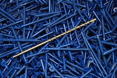 (1,500) Phillips Flat Head 3/16 x 3-1/4 Concrete Screws Tapcons + 3 Bits BULK