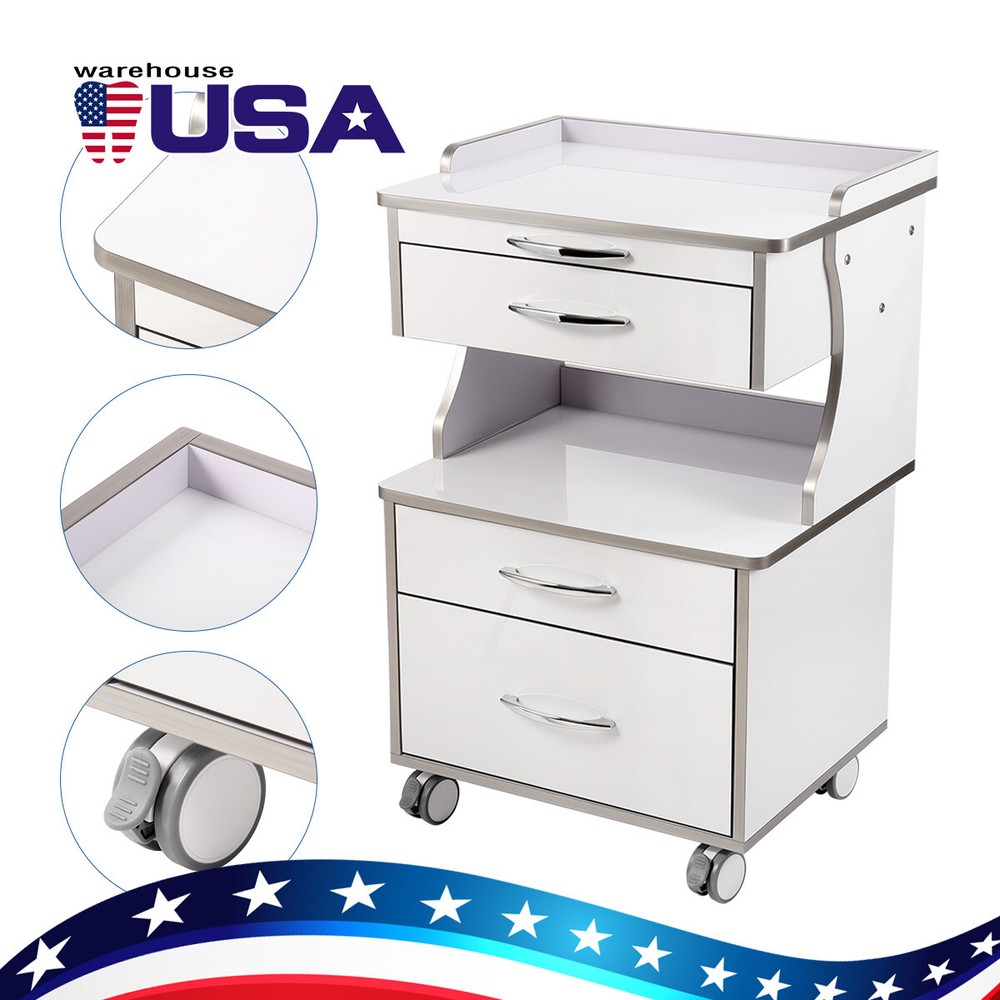 TJ Dental Unit Chair Computer Control /Mobile Medical Cabinet Cart with Drawer