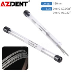 AZDENT Dental Orthodontic Lingual Retainer Wire Flat Straight Twist Wire