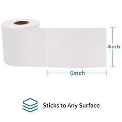 6 rolls Thermal Shipping Labels 4*6 inch for UPS USPS Shipstation 2100 labels
