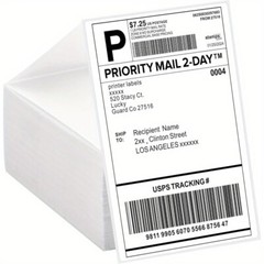 500Pack 500 4×6 Thermal Shipping Labels Foldable Any Prints Thermal LabelmPaper