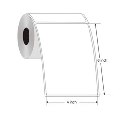 40 Rolls 4″ x 6″ 250 Direct Thermal Shipping Labels For Zebra 2844 ZP450 Eltron