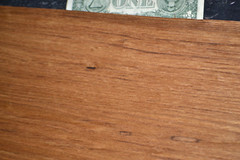 Teak Raw Wood Veneer Sheet 7 x 44 inches 1/42nd 35136-09