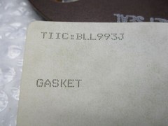 INDUSTRIAL SPARE 20290 BLL993J GASKET NSNP