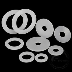10pcs x Silicone Plain Flat Washer O Rings Sealing Gaskets Ring Food Grade