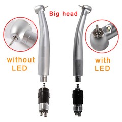 Dental (LED E-generator)High Speed Handpiece with 2/4 Hole Quick Coupling Swivel