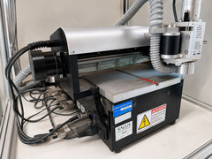 LPKF ProtoMat C30/S PCB CNC Milling Machine w/ Safety Enclosure Stand
