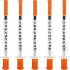 High-Precision 31G Syringes, 1mL Capacity, Perfect for Crafting & Labs – 25 Pack