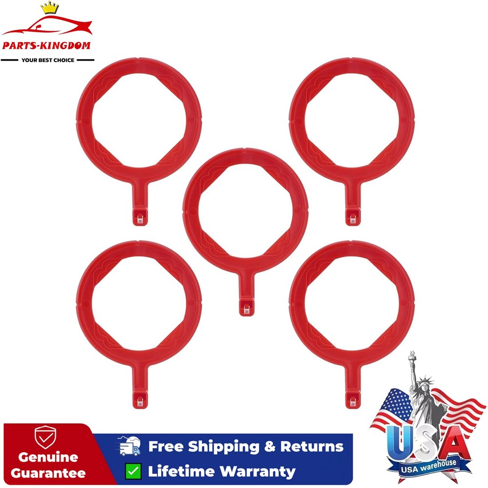 Dental X-Ray Aiming Ring Kit, Pack of 5, for Bitewing Red Fully Autoclavable