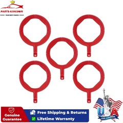 Dental X-Ray Aiming Ring Kit, Pack of 5, for Bitewing Red Fully Autoclavable
