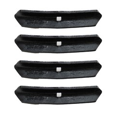 (4) 1-3/8” x 6MM Standard Pattern Danish Cultivator Point Reversible Single Bolt