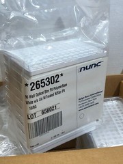 Nunc Cat No 265302 Optical Bottom Plt PolymerBase 30/Case 0.4 ml 96 Well