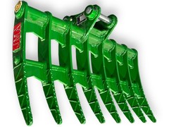 JMA 48in Mini Excavator Brush Rake 4-6 Ton 45mm Pin-On Land Clearing Grapple