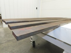 Mild Carbon Steel Rectangle Flat Bar 1″x 3-1/4″ x 86″ 80Lbs Lot of 5pcs