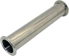 OD 1-1/2” 2 in Length 6″ 8″ Sanitary Pipe tube Ferrule End Clamp Stainless SS316