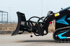 TYPHON STOMP X1300&509 Mini Skid Steer Dozer Blade ±30° Snow & Dirt Grading Tool