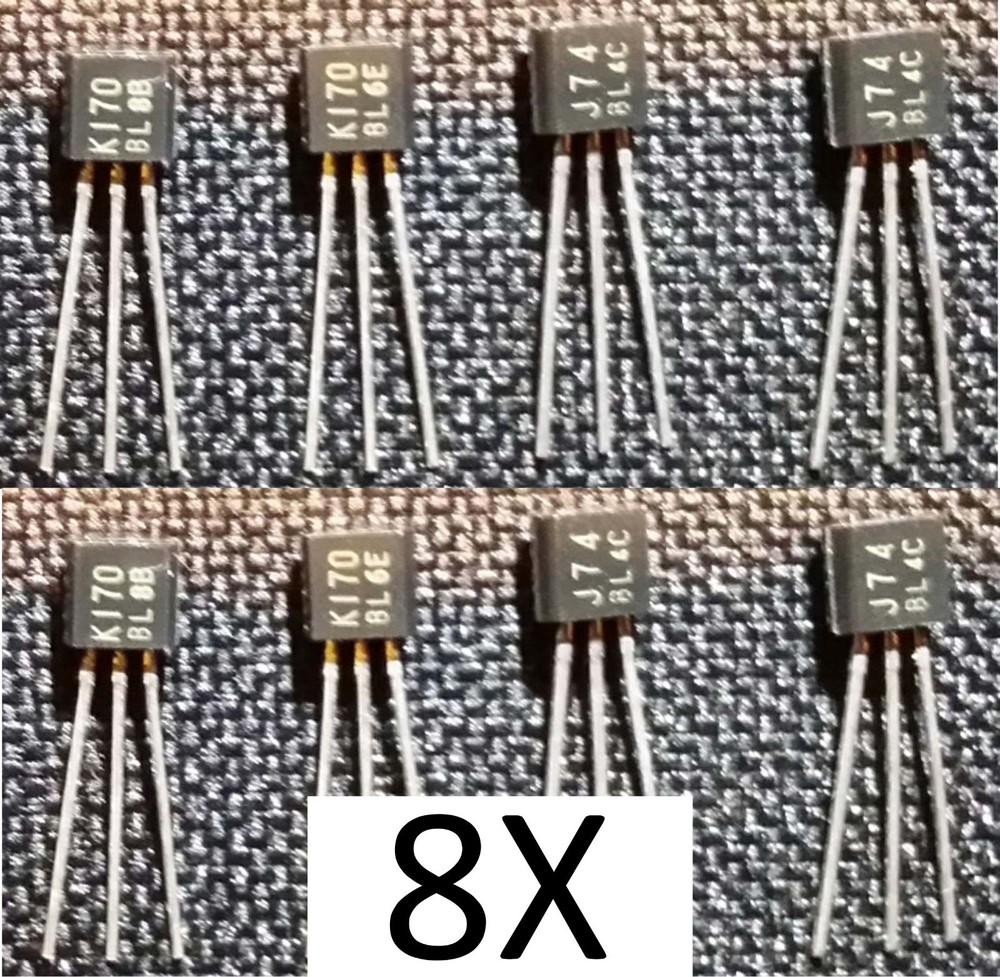 Toshiba 2SJ74 + 2SK170 LAB MATCHED OCTET to 0.03mA / 4mV (7-9mA range “BL”)