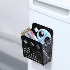 Magnetic Pen Holder Mesh Metal Marker Organizer Whiteboard Refrigerator Locker