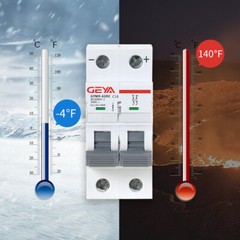 GEYA Solar DC Mini Circuit Breaker 1/2P MCB 6-125A PV Isolator Disconnect Switch