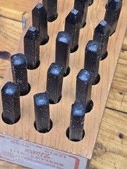 Young Bros. Steel Stamps GRUV GRIP Heavy Duty 1/16″ Letters NEW