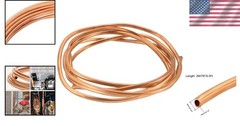 Durable 13/64″ OD Copper Refrigeration Tubing, 6.5 Ft Length for Reliability