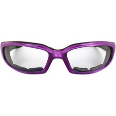 2 Pairs Birdz Eyewear Foam Padded Sunglasses Pink & Purple Frames Clear Lenses