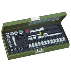 36-piece precision engineer’s set with 1/4″ ratchet