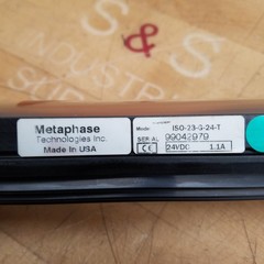 Metaphase ISO-23-G-24-T Single Color Exolight, Green, 24VDC, 1.2 Or 1.1A – USED