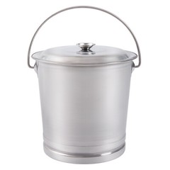 Stainless Steel Milk Pail Bucket with Lid Handle 8.5 Qt Milk Pail Stainless