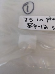 FP-12 .75 IN. PLUG, WHITE
