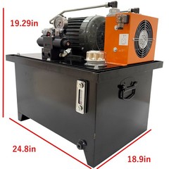 220V 3PH 1500W Small Hydraulic Stations Air-cooled Hydraulic Test Bench