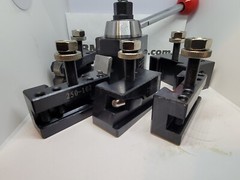 New Atlas / Craftsman 9″-12″ Lathe AXA Wedge Type Quick Change Tool Post Set