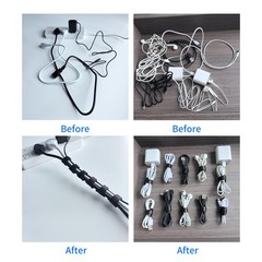 8 Inches Black Reusable Cable Ties,Multi-purpose 8inches-56PCS,